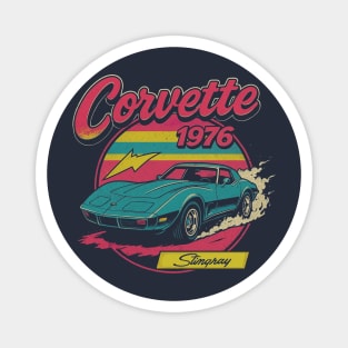 1976 Corvette Retro Magnet